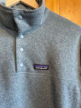 Load image into Gallery viewer, Size L Patagonia Blue Women's Fleece Sweatshirt
