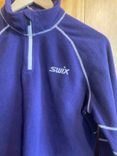 Load image into Gallery viewer, Size Large Swix Purple Women's Fleece Sweatshirt
