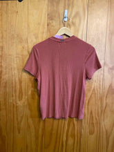 Load image into Gallery viewer, Size Large Prana Burnt Orange Women's Short Sleeve Shirt
