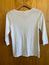 Load image into Gallery viewer, Size Large Eddie Bauer White Women's Long Sleeve Shirt
