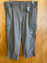 Load image into Gallery viewer, Size 8 Eddie Bauer Olive Women's Capris

