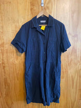 Load image into Gallery viewer, Women Size Large Everlane Navy Jumpsuit
