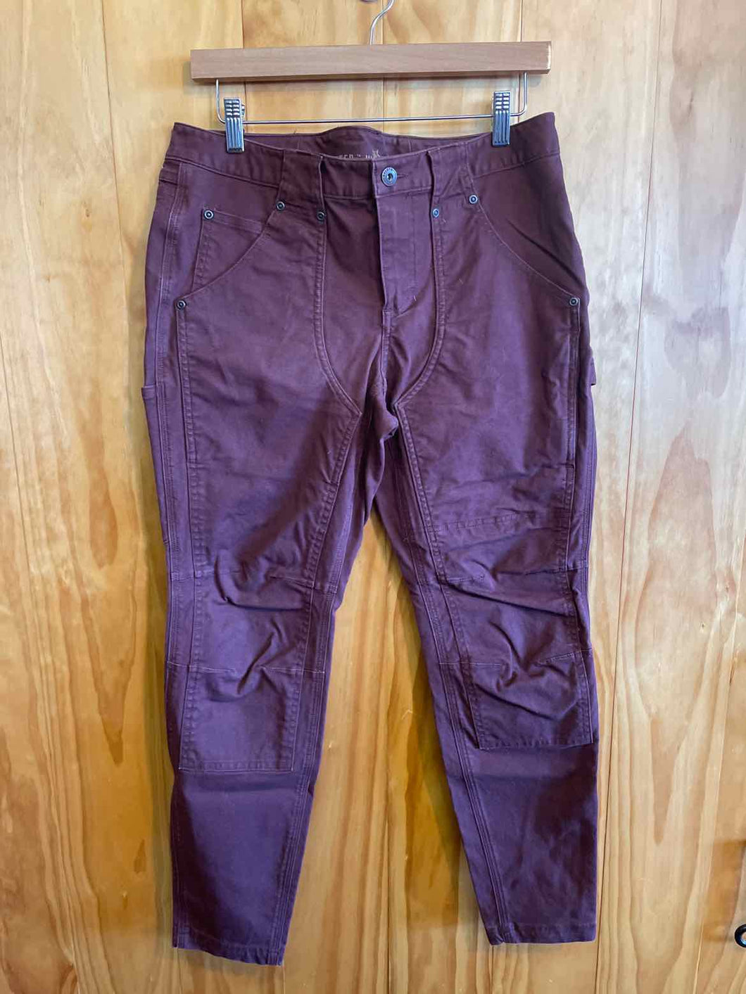 Size 10 Duluth Trading Dark Purple Women's Pants