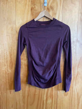 Load image into Gallery viewer, Size S Athleta Maroon Women&#39;s Long Sleeve Shirt
