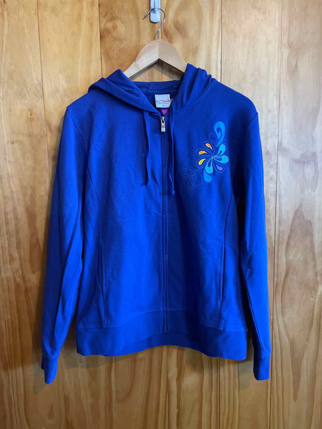 Size Medium Crazy shirt Blue Women's Hoodie