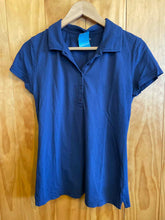 Load image into Gallery viewer, Size M GH Bass &amp; Co. Navy Women's Short Sleeve Shirt

