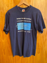 Load image into Gallery viewer, Size Medium Jerzees Navy Women&#39;s Short Sleeve Shirt
