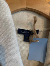 Load image into Gallery viewer, Size M Lands End Cream Women&#39;s Sweater &amp; Sweatshirt
