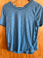 Load image into Gallery viewer, Size 10 Lululemon Blue Women's Short Sleeve Shirt
