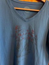 Load image into Gallery viewer, Size XS Life is Good Blue Women's Long Sleeve Shirt
