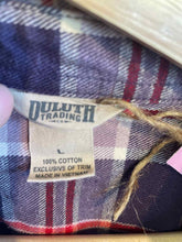 Load image into Gallery viewer, Size Large Duluth Trading Purple Women's Flannel
