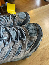 Load image into Gallery viewer, Shoe Size 11 Merrell Blue Hiking Shoes

