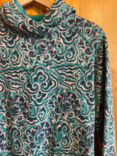 Load image into Gallery viewer, Size Medium Sherpa Teal Women's Hoodie
