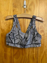 Load image into Gallery viewer, Women Size 12 Lululemon Black and White Sports Bra
