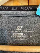 Load image into Gallery viewer, Size L Road Runner Sports Grey Women's Short Sleeve Shirt
