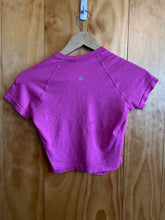 Load image into Gallery viewer, Size 4 Lululemon Pink Women's Short Sleeve Shirt

