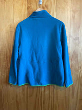 Load image into Gallery viewer, Size Large Black Diamond Blue Women's Fleece Sweatshirt
