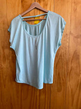 Load image into Gallery viewer, Size L Head Turquoise Women's Short Sleeve Shirt

