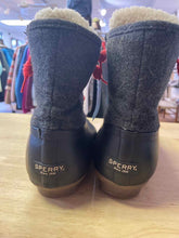 Load image into Gallery viewer, Shoe Size 10 Sperry Charcoal Boots
