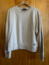 Load image into Gallery viewer, Size Medium Carhartt Cream Women's Sweater &amp; Sweatshirt
