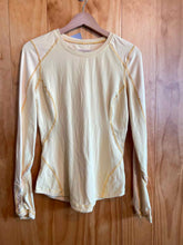 Load image into Gallery viewer, Size 8 Lululemon Yellow Women's Long Sleeve Shirt
