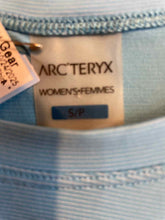 Load image into Gallery viewer, Size S Arc&#39;teryx Blue Women&#39;s Short Sleeve Shirt
