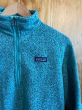 Load image into Gallery viewer, Size Large Patagonia Teal Women's Fleece Sweatshirt
