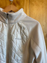Load image into Gallery viewer, Size L Columbia Cream Women&#39;s Sweater &amp; Sweatshirt

